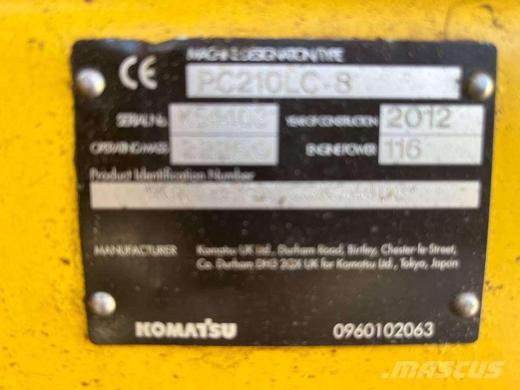 Komatsu PC 210 LC-8 Beltegraver