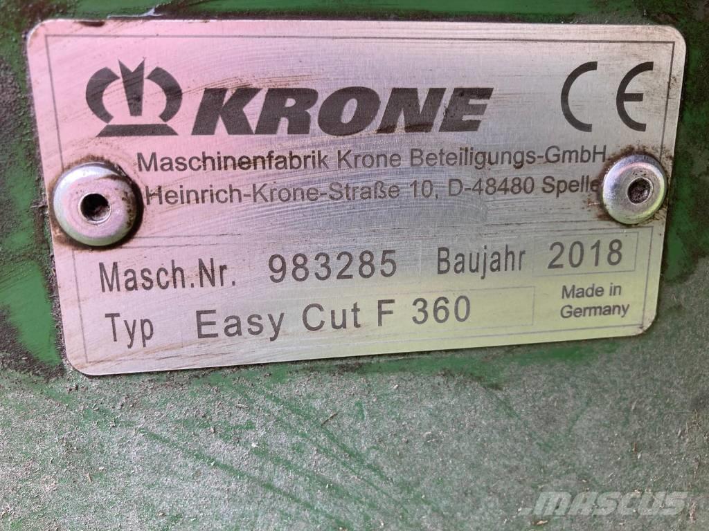Krone Easy Cut F 360 Slåmaskiner