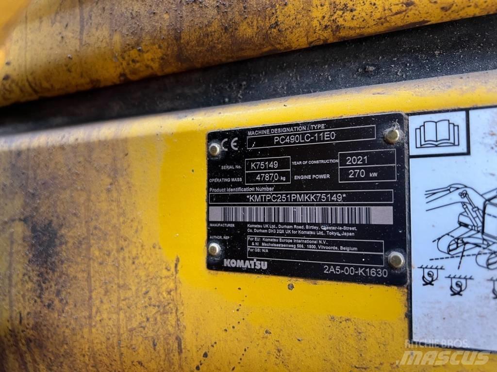 Komatsu PC490LC-11EO Beltegraver