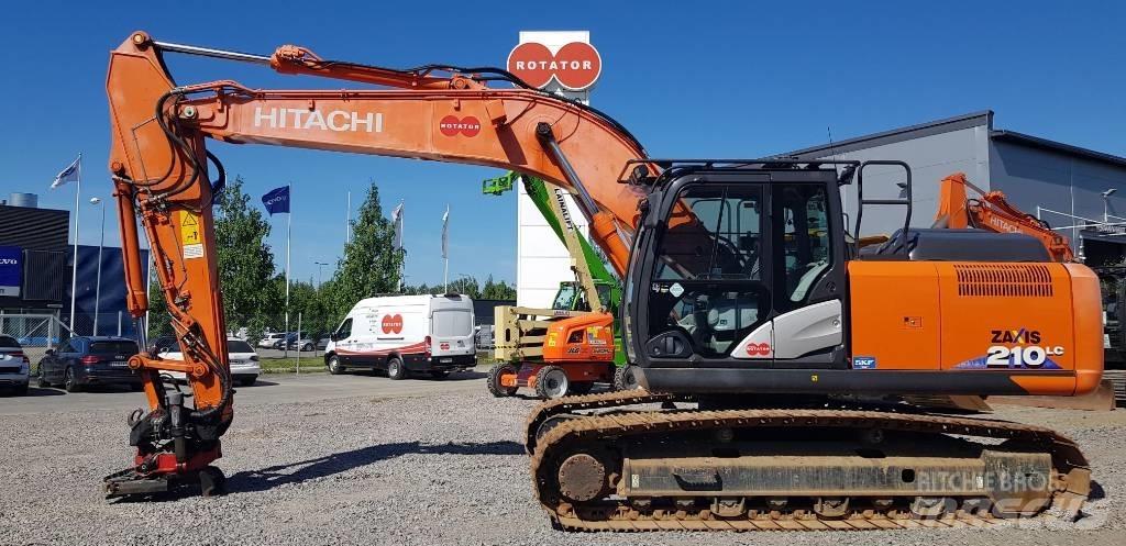 Hitachi ZX 210 LC-6 Beltegraver