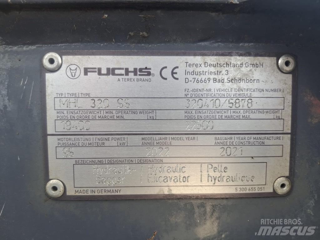 Terex Fuchs MHL320F Truck - Annet