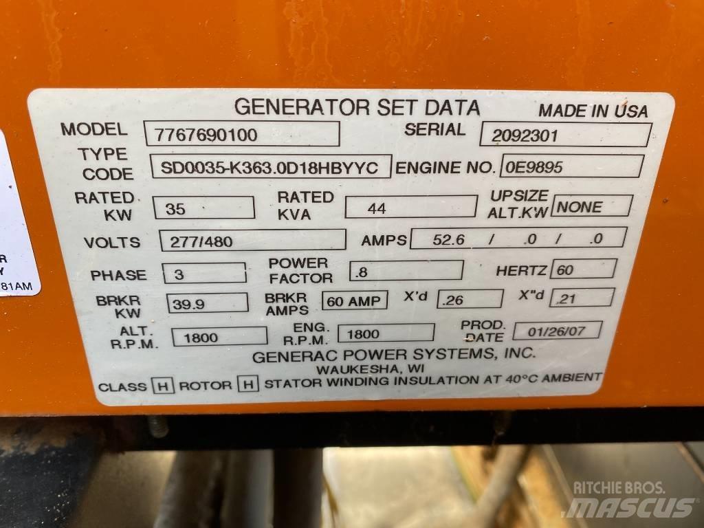 Generac 35 KW Diesel Generatorer