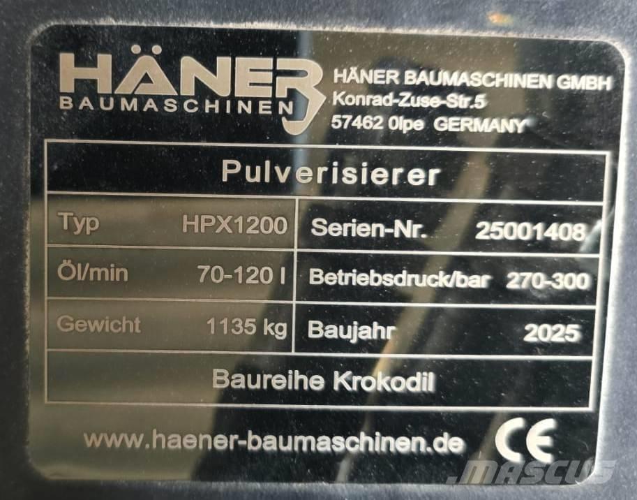  HANER HPX1200 Andre komponenter