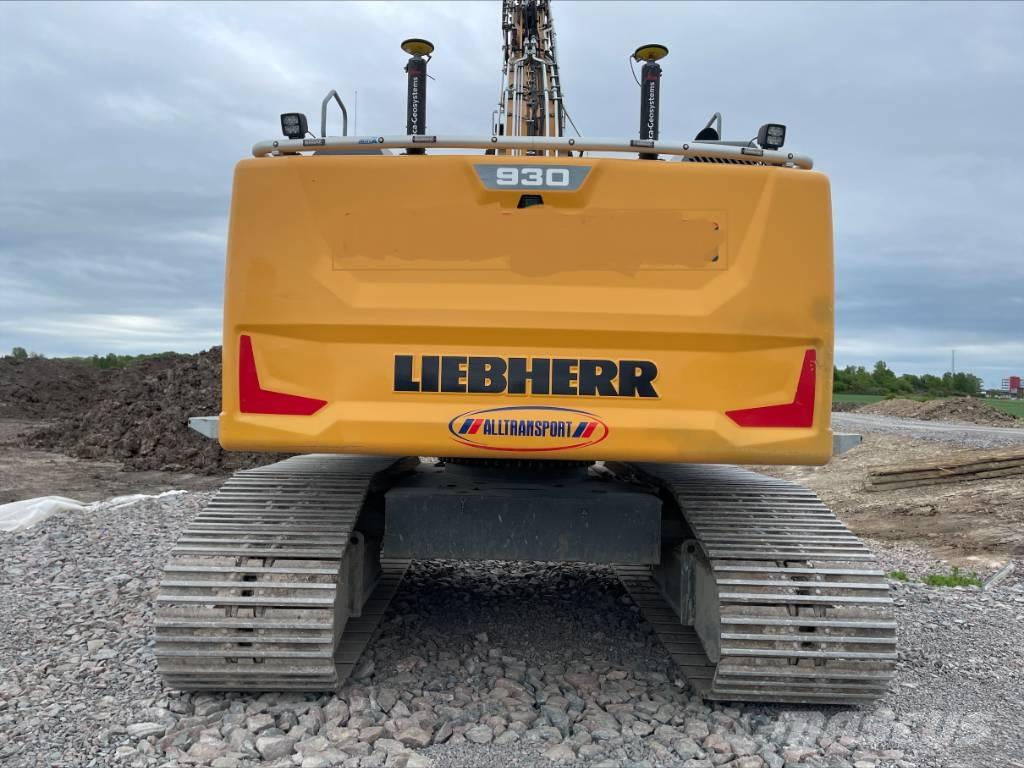 Liebherr R930 Gravemaskiner med lang bom