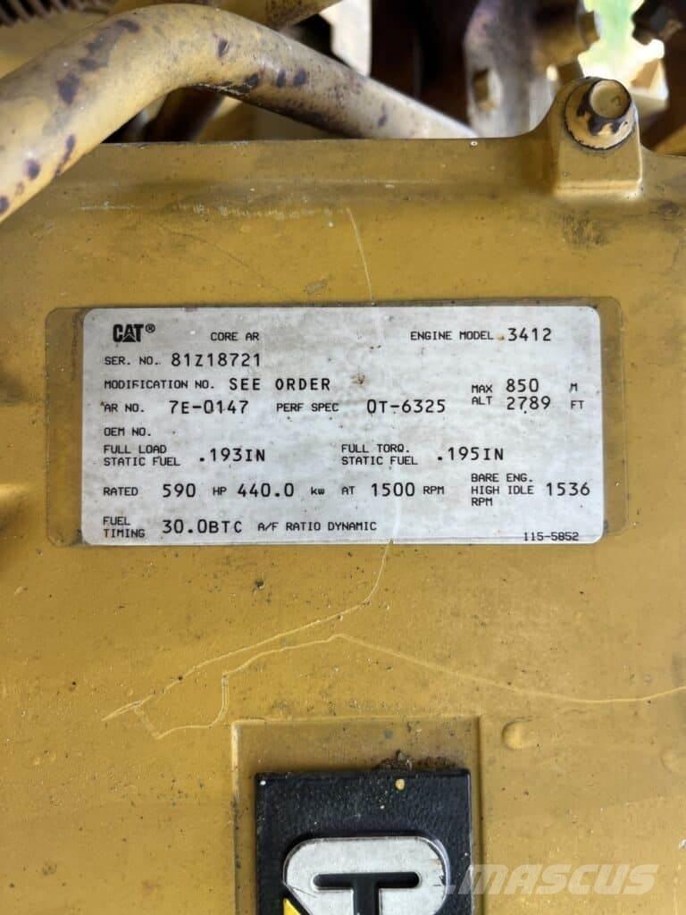 CAT 3412 Diesel Generatorer