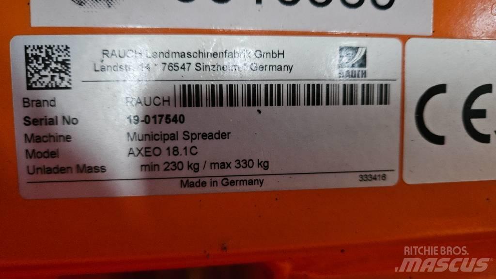 Rauch Axeo 18.1C Sand- og saltspredere