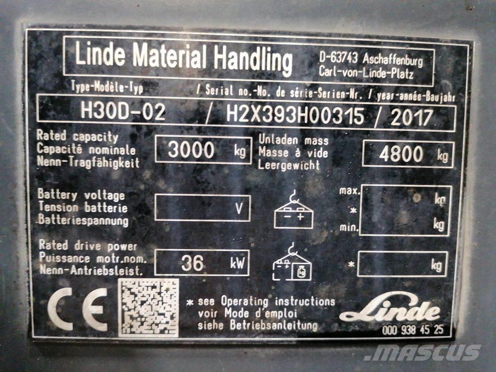Linde H30D-02 Diesel Trucker