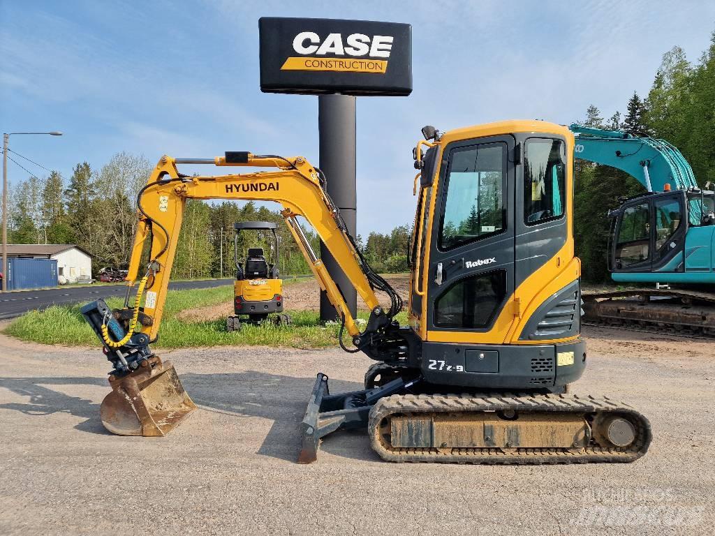Hyundai Robex 27 Z-9 Minigravere <7t