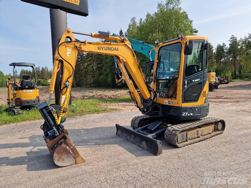 Hyundai Robex 27 Z-9 Minigravere <7t