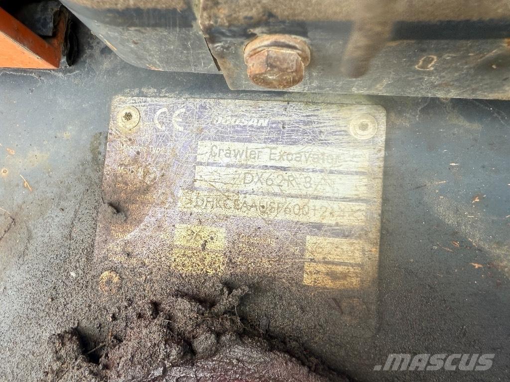 Doosan DX 62 R-3 Minigravere <7t