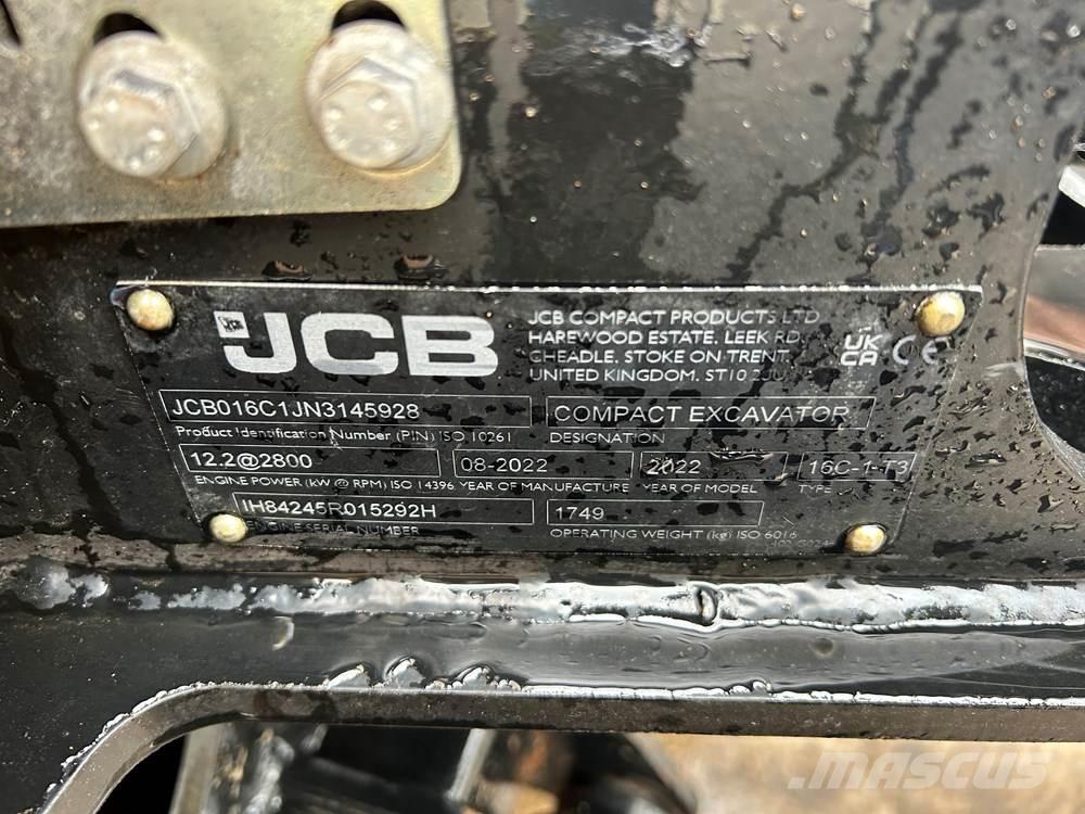 JCB 16C-1 Minigravere <7t