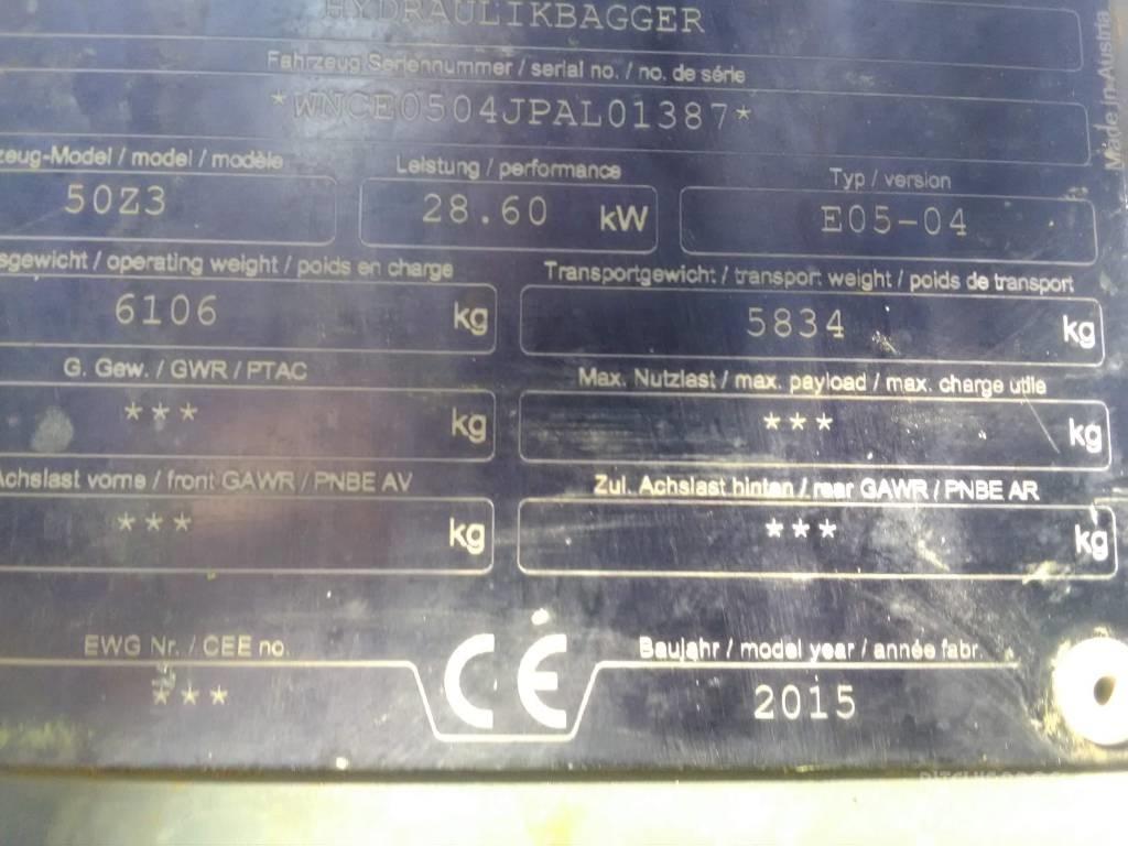 Wacker Neuson 50 Z3 Minigravere <7t