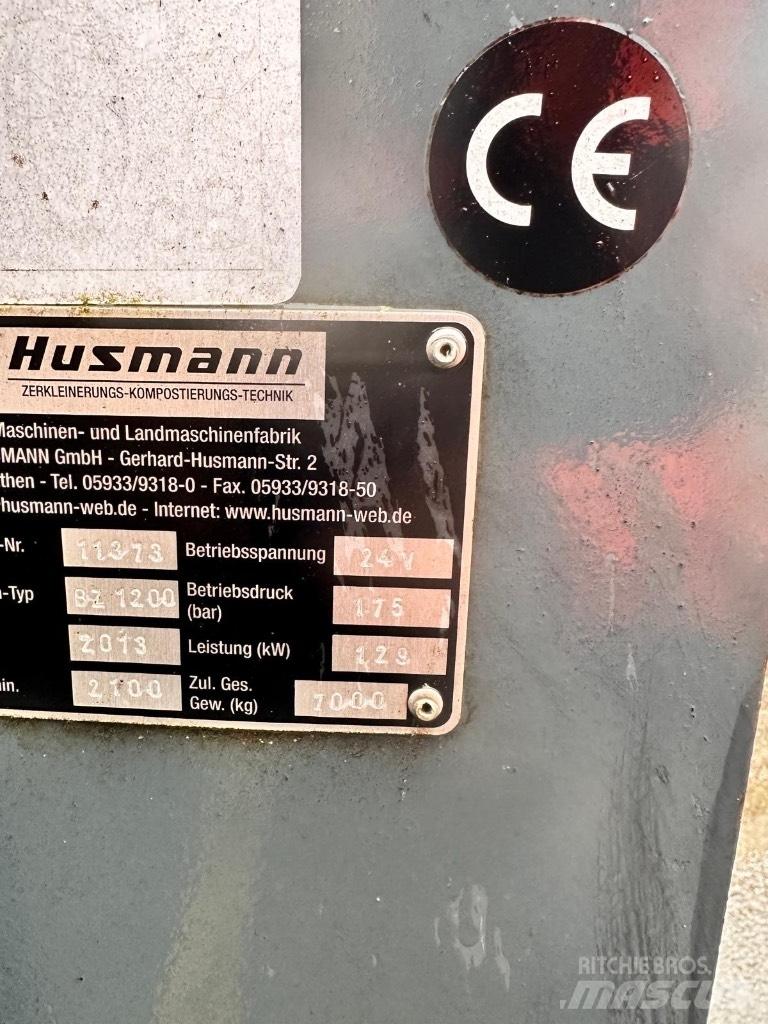 Husmann BZ1200 Vedkløvere, kappemaskiner og flismaskiner