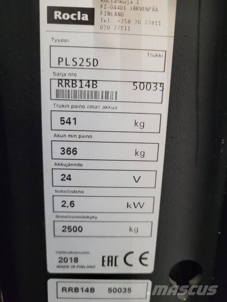 Rocla PLS25D Lavtløftende plukketruck