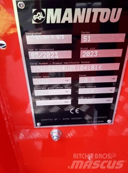 Manitou TMM25 4W Medbringertruck