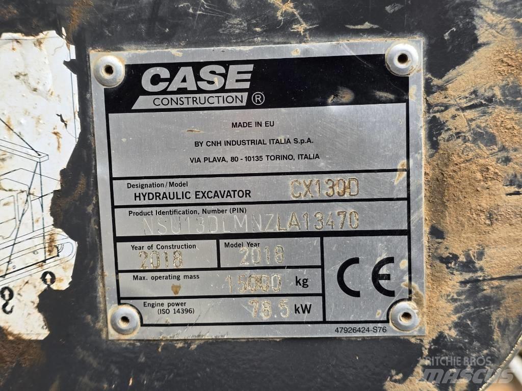 Case CX130 D Beltegraver