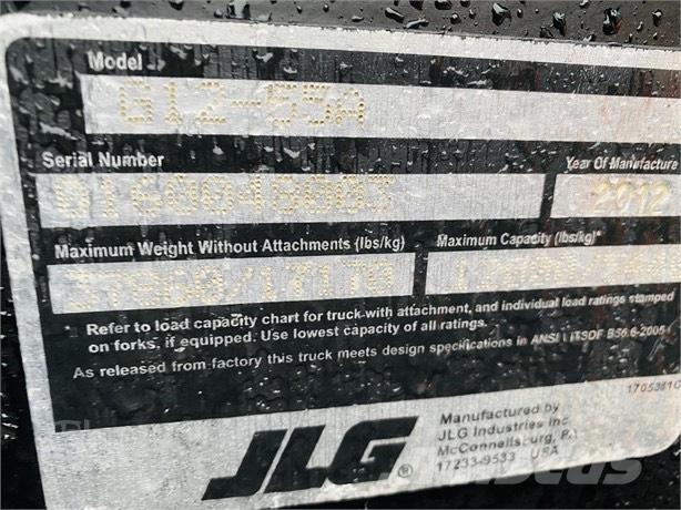 JLG G 12-55 A Teleskoplastere