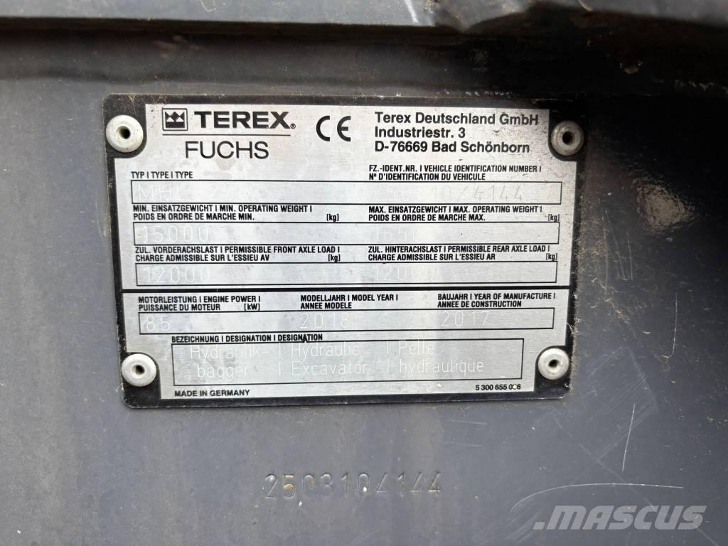 Fuchs MHL 250 Gravemaskiner for avfallshåndtering