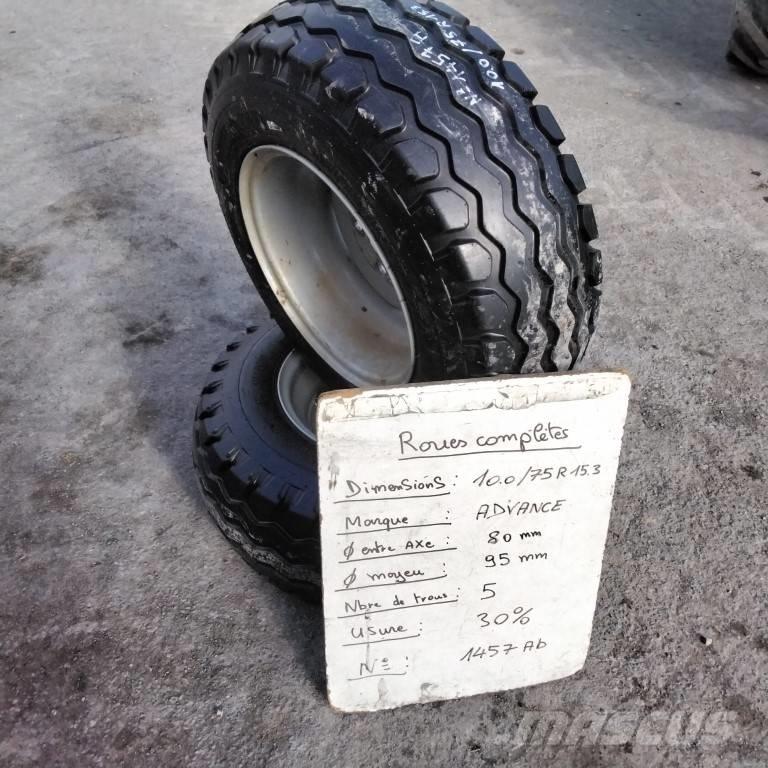 Advance 10.0/75R15.3 Dekk, hjul og felger