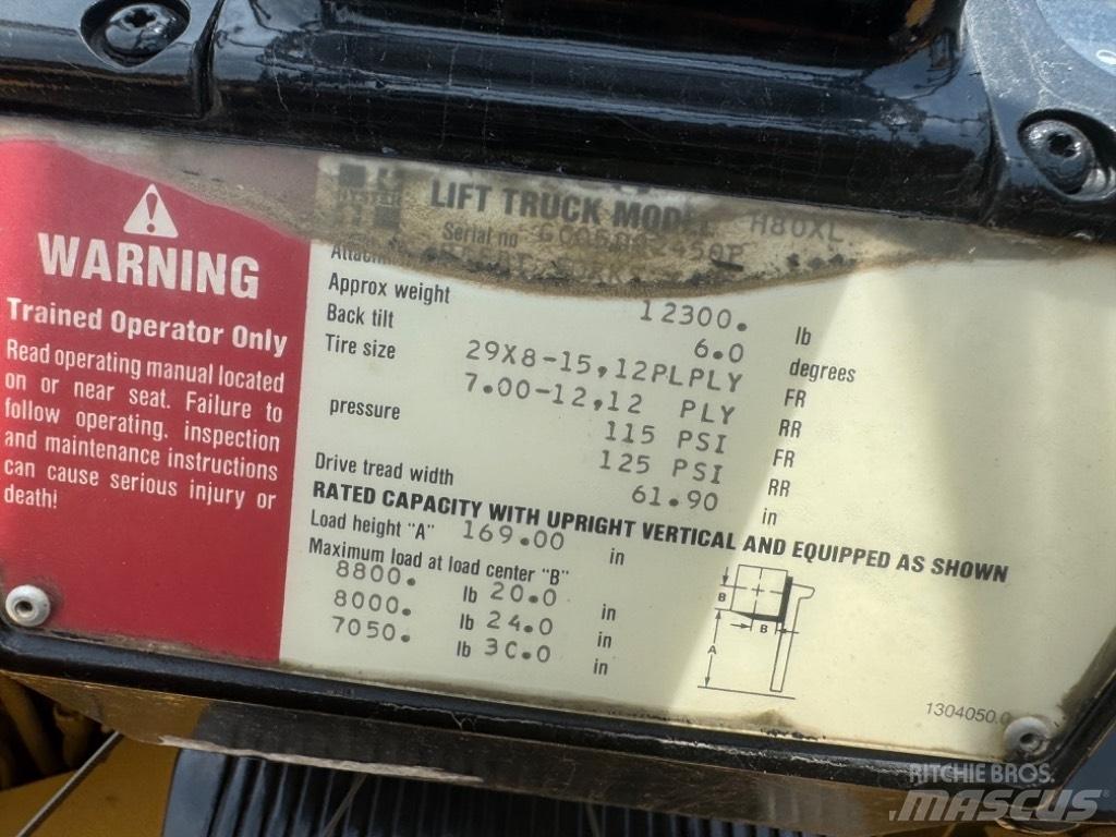 Hyster H 80 XL Gaffeltrucker - Annet