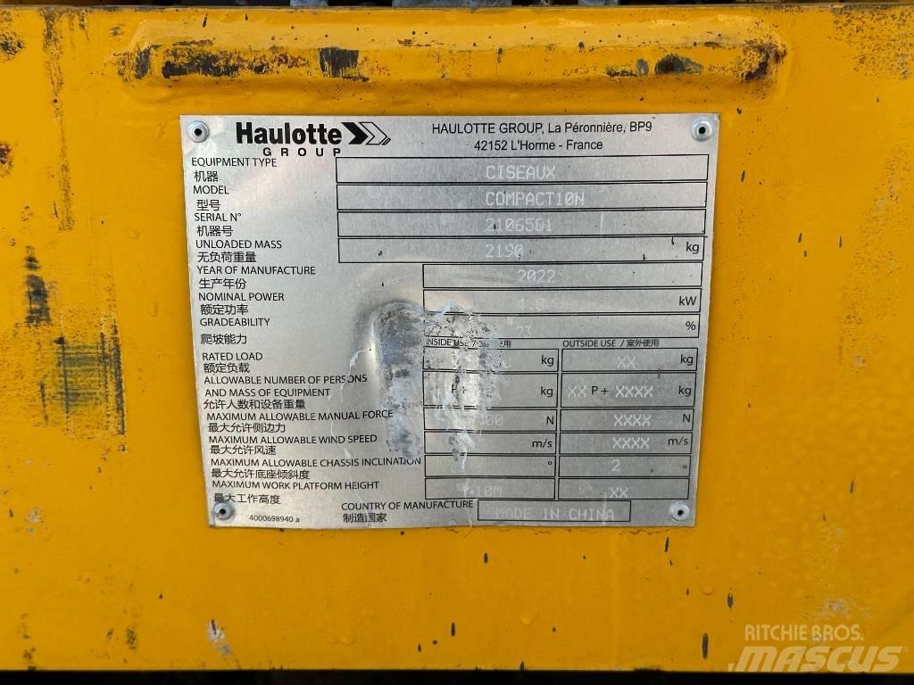 Haulotte COMPACT 10N Sakselifter