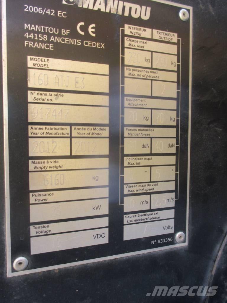 Manitou 160 ATJ Leddede bomlifter