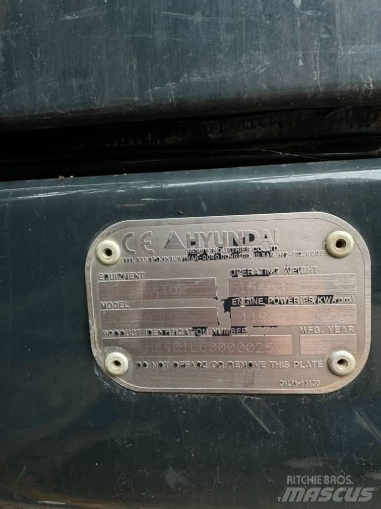 Hyundai HX 140L Beltegraver