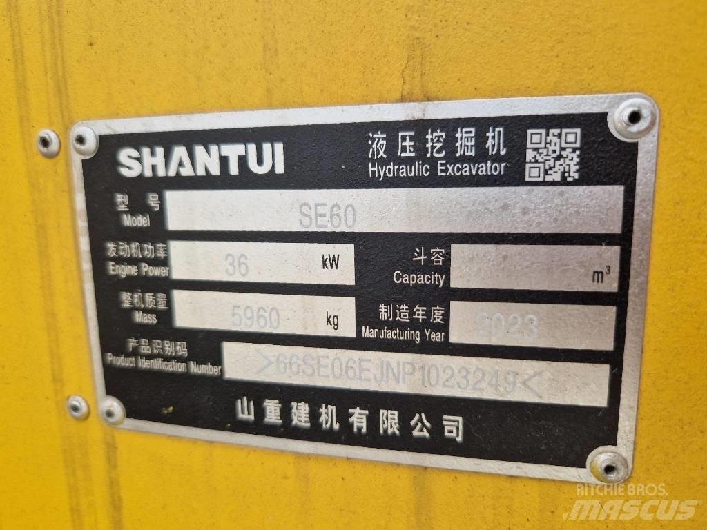 Shantui SE60 Minigravere <7t