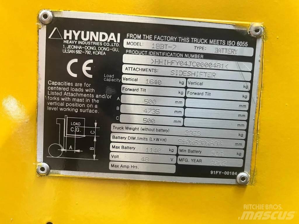 Hyundai 18BT-7 Elektriske trucker
