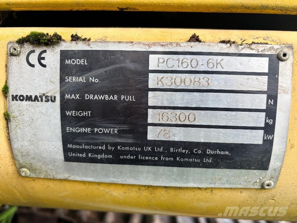 Komatsu PC 160-6K Beltegraver
