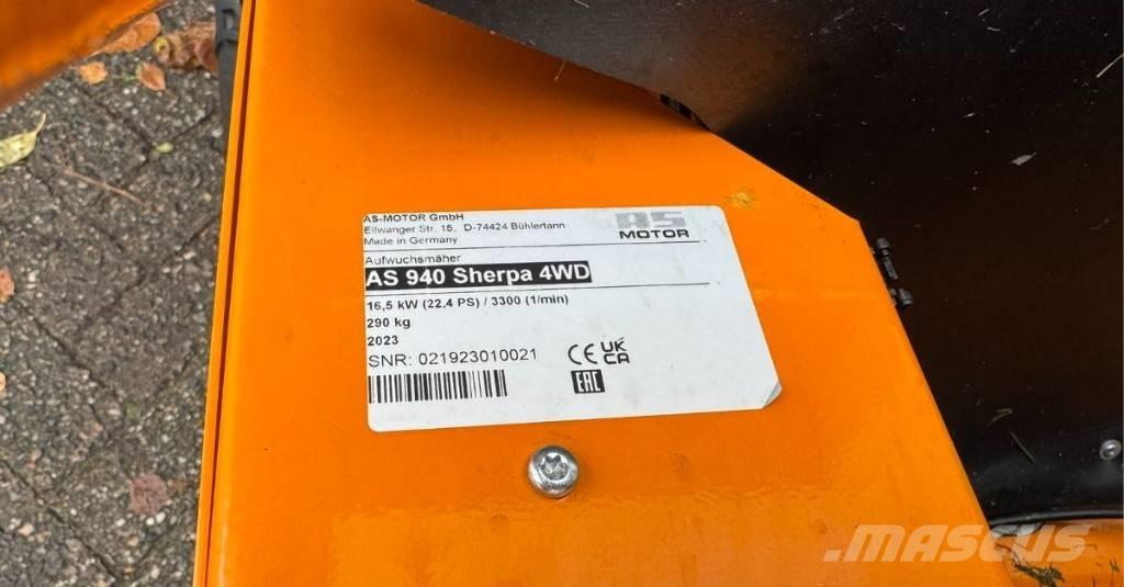 As-Motor sherpa 940 Sitteklippere