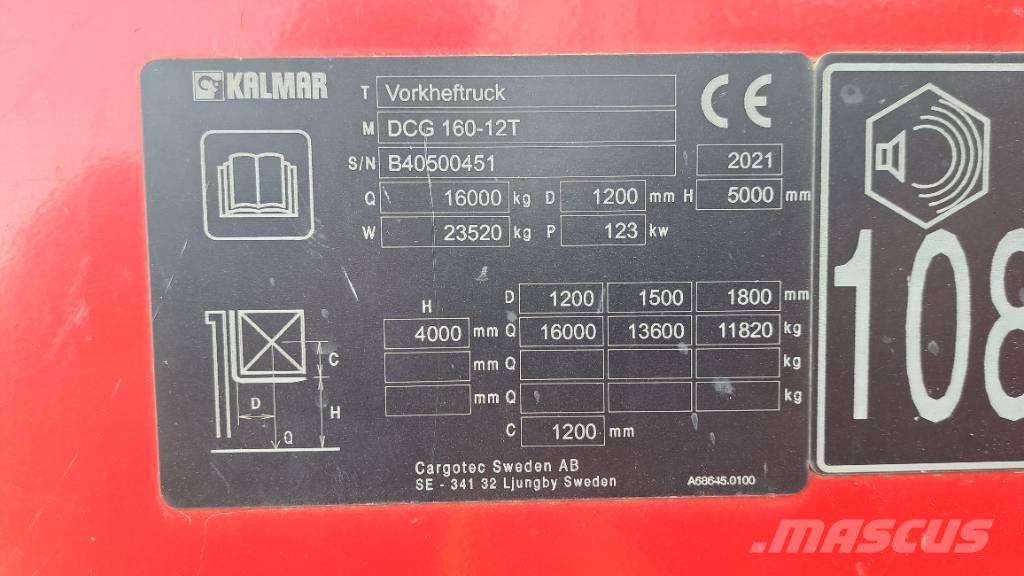 Kalmar DCG160-12T Anlegg - Annet