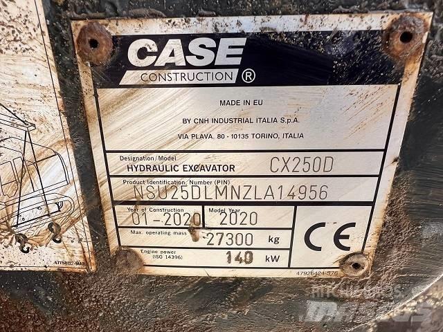 CASE CX 250 D Beltegraver