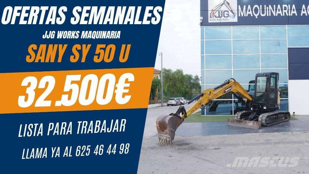 Sany SY 50 U Minigravere <7t