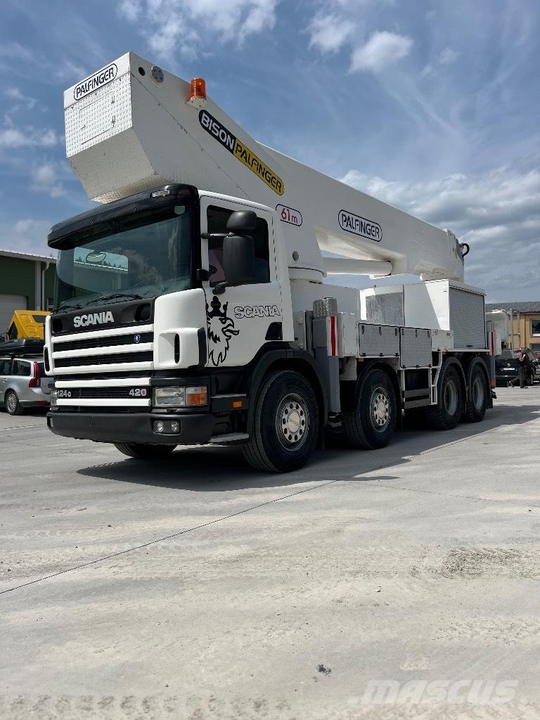 Scania 124 G 420 Kranbil