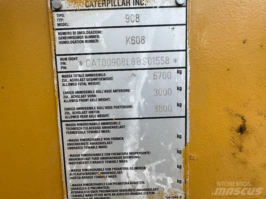 CAT 908 Hjullastere