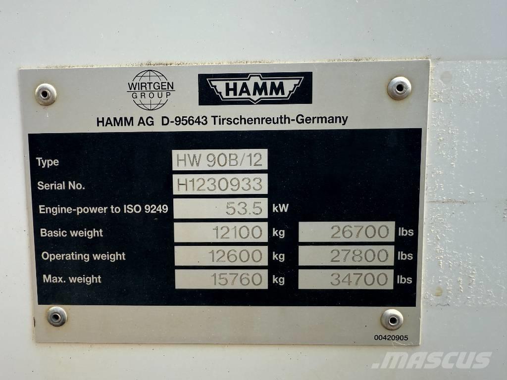 Hamm HW 90-12 Tandem Valser