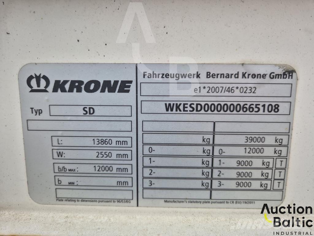 Krone SD Gardintrailer