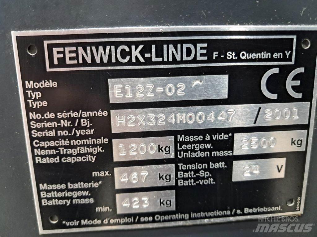 Linde E12Z-02 Elektriske trucker