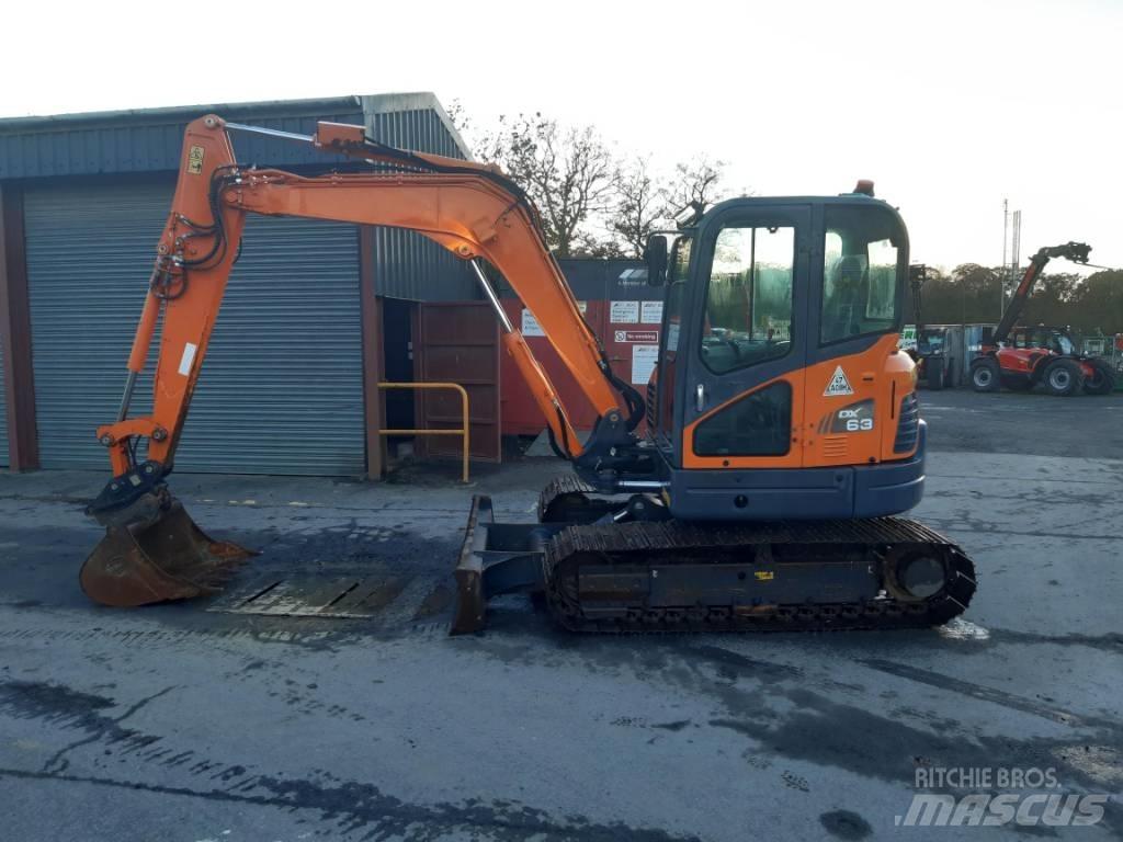 Doosan DX 63-3 Beltegraver
