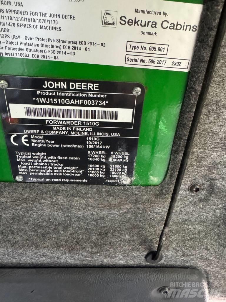 John Deere 1510G Lassbærere
