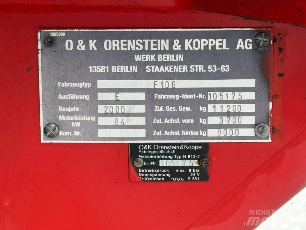 O&K F 106 Veihøvler