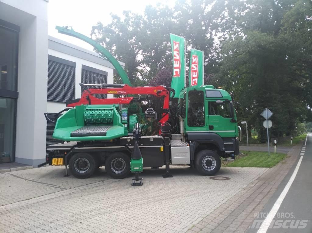 JENZ JENZ HEM 593R Traktor med skogsutstyr