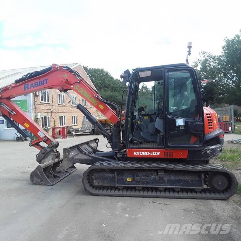 Kubota KX080-4a2 Midigravere 7 - 12t