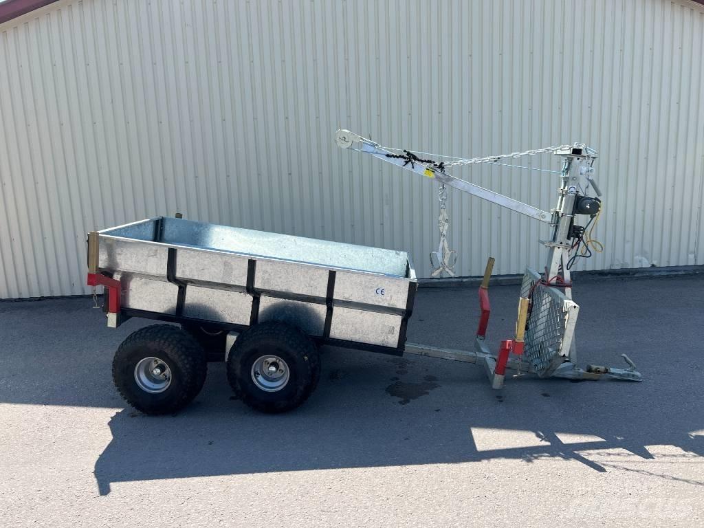 ATV Vagn Med kran Ekstrautstyr