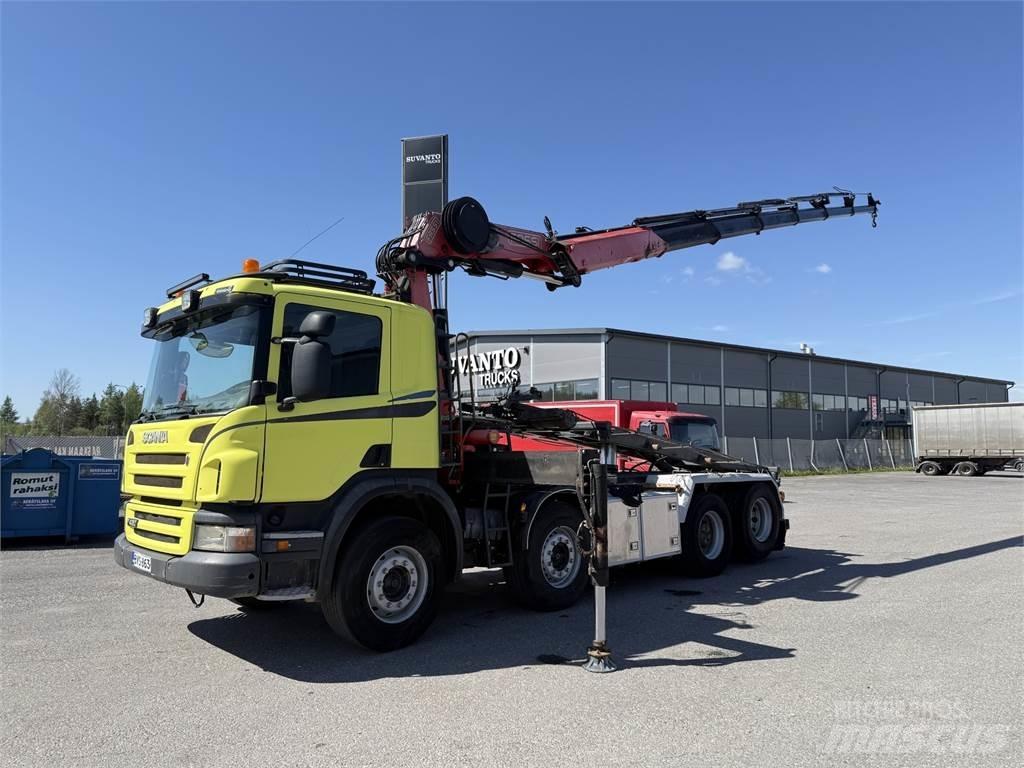 Scania P420 8X2 Kranbil
