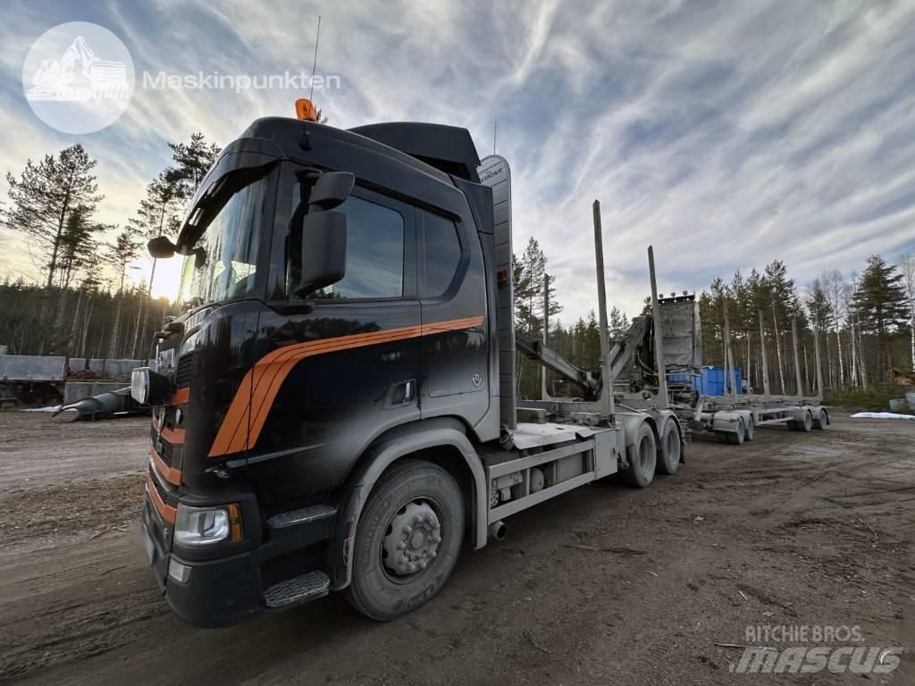 Scania R 650 Ekipage Tømmerbiler
