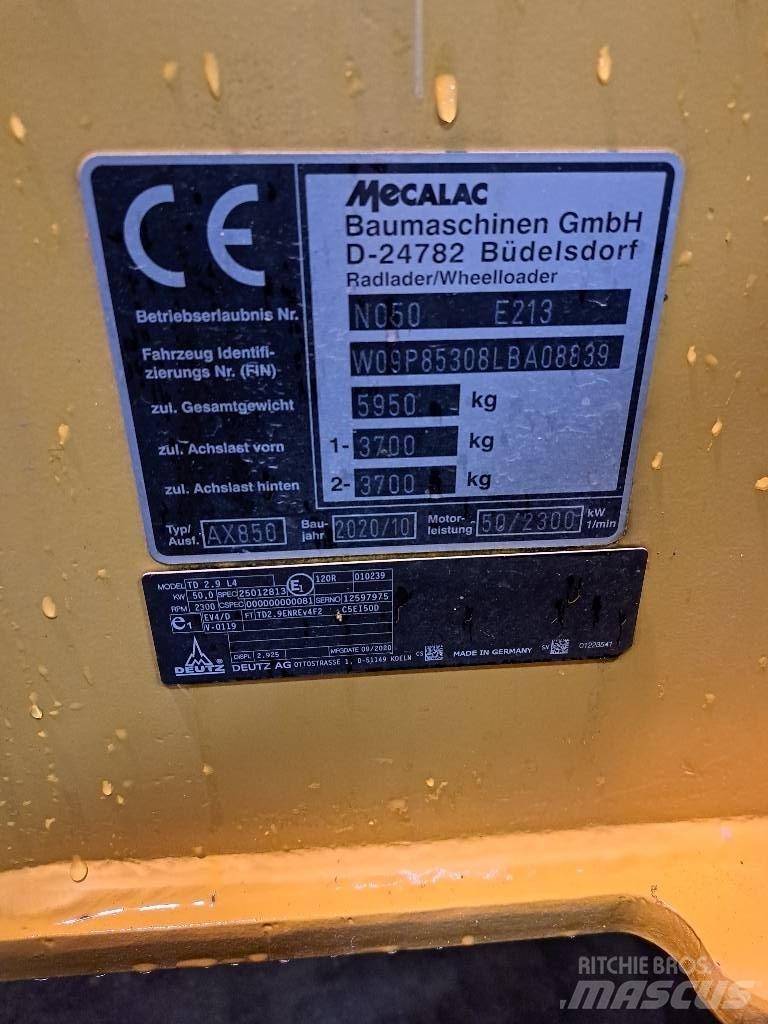 Mecalac AX 850 Hjullastere