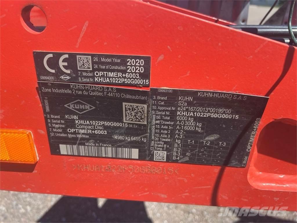 Kuhn Optimer + 6003 Landbruk - Annet
