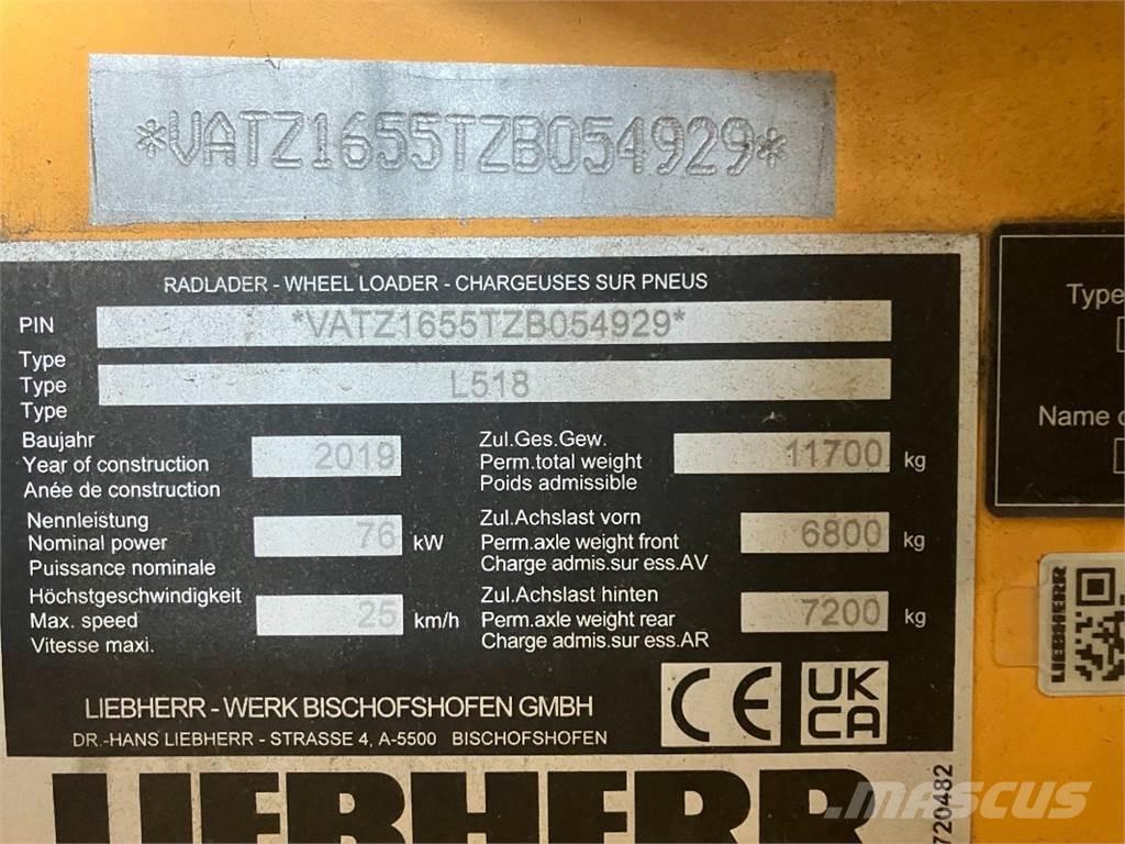 Liebherr L518 Hjullastere